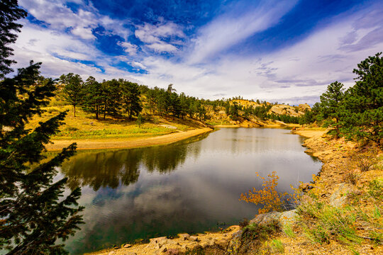 Curt Gowdy State Park nature landscapes, Wyoming, United States of America, North America
