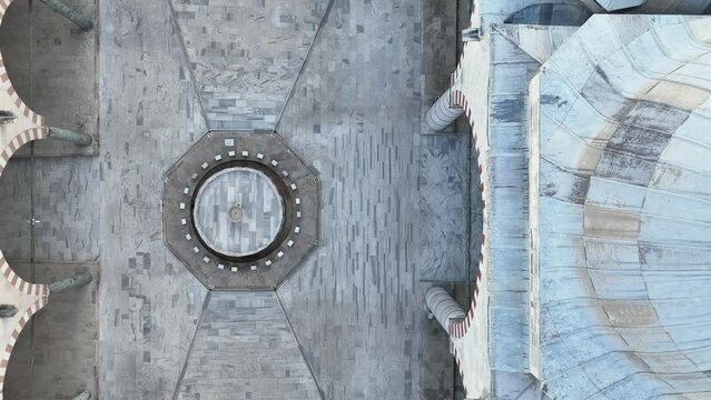 Renovated Selimiye Mosque Drone Video, Edirne Turkey