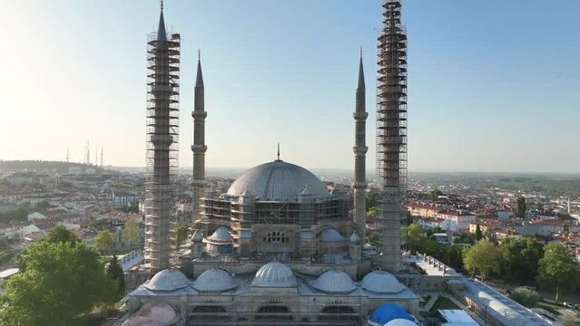 Selimiye Mosque Drone Video, Edirne Turkey