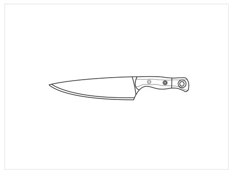 Chef Knife Illustrations and Clip Art , Knife Images , Knife Chef Kitchen - Free vector graphic , Knife cross. Vector, isolated. Stock Vector | Adobe Stock ,Stock Photos and Vectors.