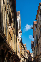 Street view of Troyes in France