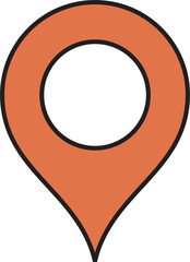 Map location pin icon