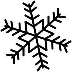 Snow icon line