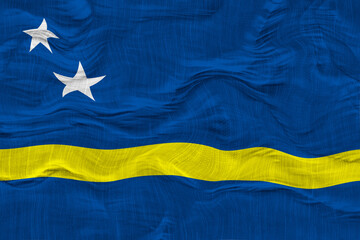 National flag of Kuracao. Background  with flag of Kuracao.