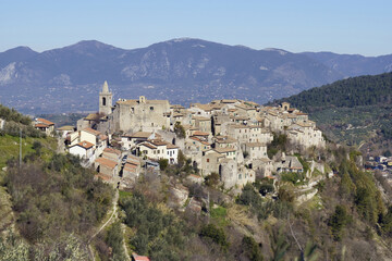 View of Stroncone, Umbria, Italy - obrazy, fototapety, plakaty