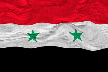 National flag of Syria.  Background  with flag of Syria.