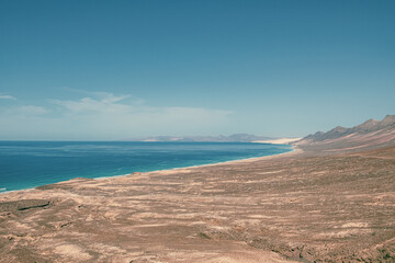 Playa Cofete at the southern tip of Fuerteventura