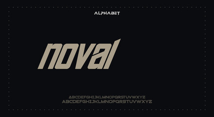 Abstract Fashion Best font alphabet. Minimal modern urban fonts for logo, brand, fashion, Heading etc. Typography typeface uppercase lowercase and number. vector illustration full Premium look and qua