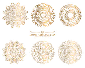 Arabis style Islamic mandala pattern background