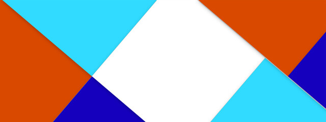 Colorful pastel paper background. Minimal geometric shapes and lines in pastel. Pastel paper banner