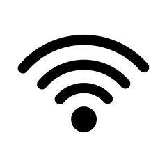 Wifi icon vector wireless internet network connection signal
