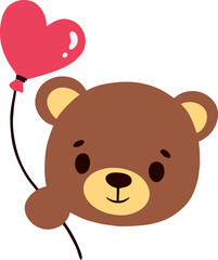 Fototapeta premium Valentine Teddy Bear