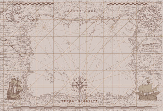 old sea map