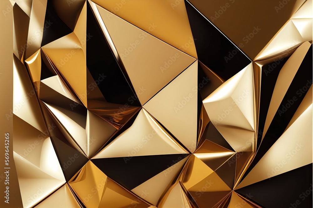 Poster The Abstract Background That Brings a Touch of Glamour to Your Design - Generative AI