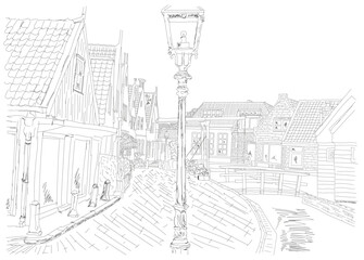 Dutch street sketch