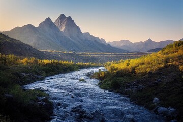 Take a Journey Through the Mountains and River - Generative AI