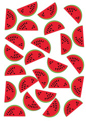 Watermelon fruit 
