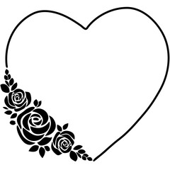 Heart SVG, Circle Frame, Heart Frame, Love SVG, Valentine svg, Heart Shaped svg,
