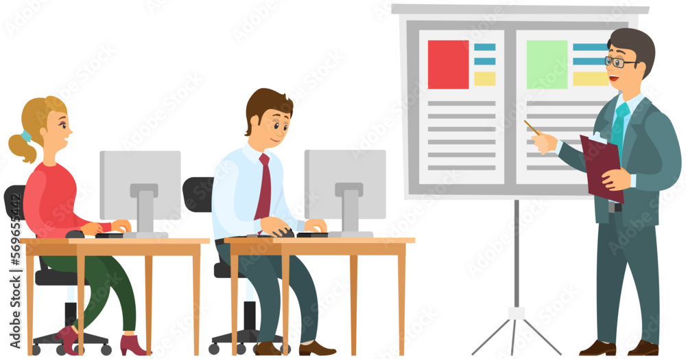 Poster analytics information and development statistics. web analysis measure, product testing technology. 