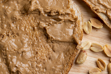 Chocolate peanut paste for a quick breakfast