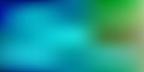 Light blue, green vector gradient blur layout.