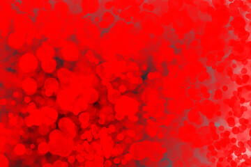 Abstract background with red spots and bokeh circles