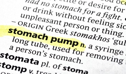 Obraz premium stomach pump