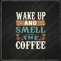Obraz premium vintage coffee shirt