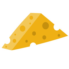 Fresh pieces of cheese 