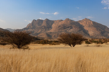epic hohenstein mountain in erongo Namibia