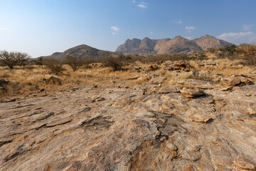epic hohenstein mountain in erongo Namibia