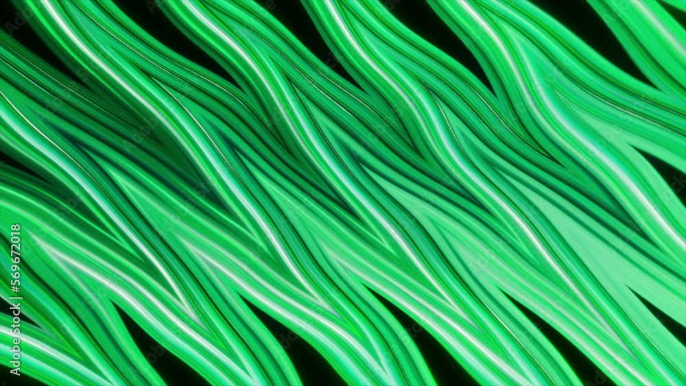 Aufkleber abstract background with strings glowing and flowing on a black background. motion. rhombus like ben