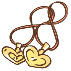 Collares de pareja para san valentín