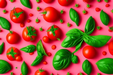 tomato pattern - Generate AI