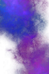 Abstract Gradient Blue Pink Nebula Cloud Backdrop