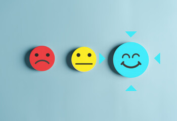 Level of mental health assessment max positive. Thinking boost energy or fresh wellness emotion with bar, child wellness,world mental health day lifestyle of life concept.