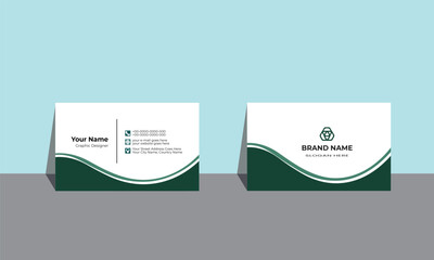 Modern Business card Design Template. Creative and clean Business card Template. Elegant Business card. Personal visiting card abstract Design. Creative Modern name card.