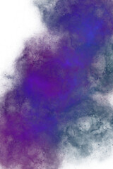 Abstract Gradient Blue Pink Nebula Cloud Backdrop