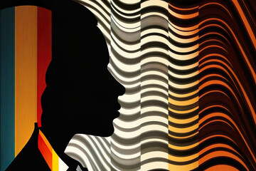 Black History Month. Design, background, graphic, illustration. Generative AI