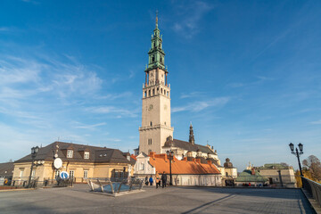 Fototapeta premium The Jasna Gora monastery in Czestochowa city