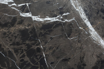 black color marble tile background for abstract texture