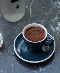 Greek double coffee in Greece 