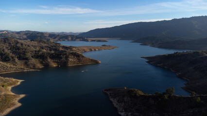 Fototapeta premium Lake Casitas, Ventura County