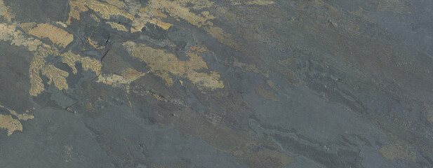 Natural dark stone texture with orange yellowish details.