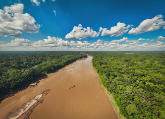 Aerial images of Tambopata National Reserve, Madre de Dios - Peru