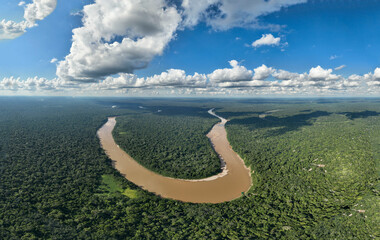 Aerial images of Tambopata National Reserve, Madre de Dios - Peru