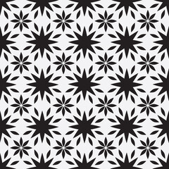 Abstract floral holiday seamless pattern. Floral ornamental texture. Artistic mosaic background