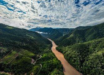 Aerial images of Tarapoto, San Martin - Peru
