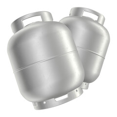 Gas cylinder in realistic 3d render