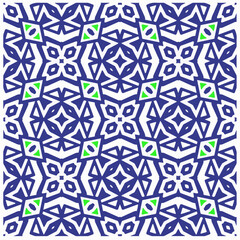 Vector geometric ornament in ethnic style. Seamless pattern with  abstract shapes, repeat tiles. Repeating pattern for decor, textile and fabric.